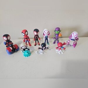 Marvel Spidey and His Amazing Friends Set of 9